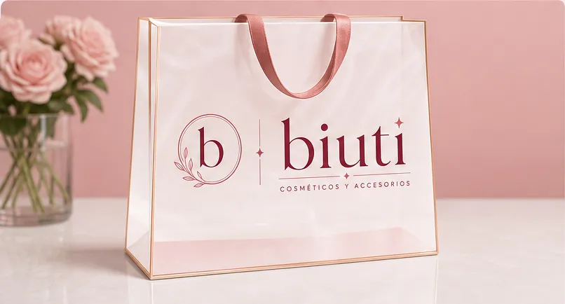 Identidad visual de biuti Cosméticos y Accesorios